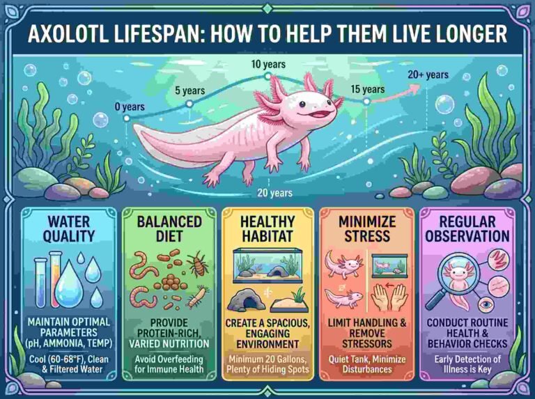 Axolotl Lifespan: How to Help Them Live Longer
