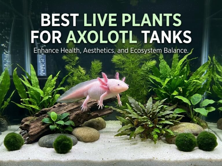 Best Live Plants for Axolotl Tanks