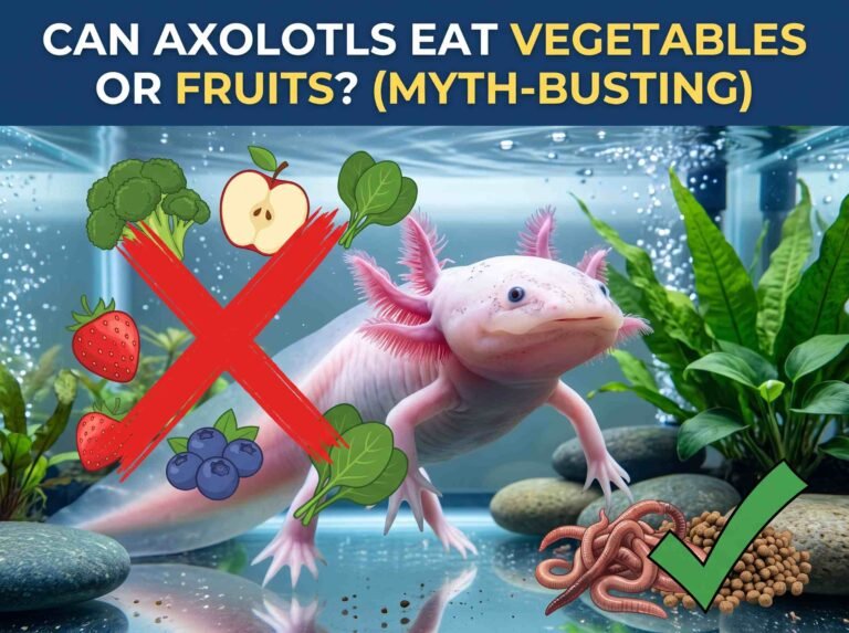 Can Axolotls Eat Vegetables or Fruits? (Myth-Busting)