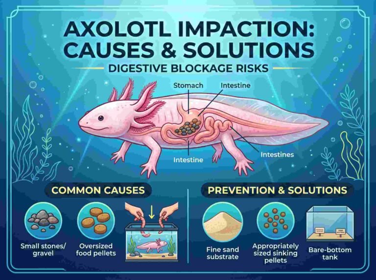 How to Treat Axolotl Impaction (Causes, Prevention, Treatment)