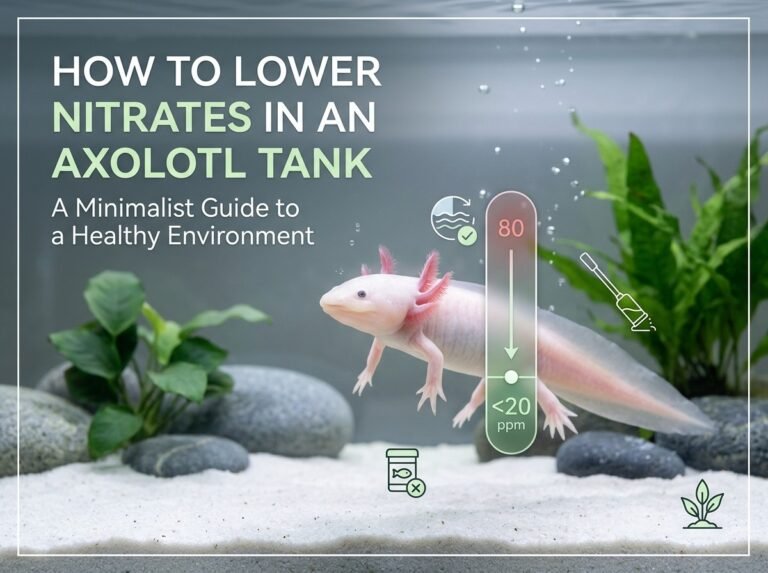 How to Lower Nitrates in an Axolotl Tank